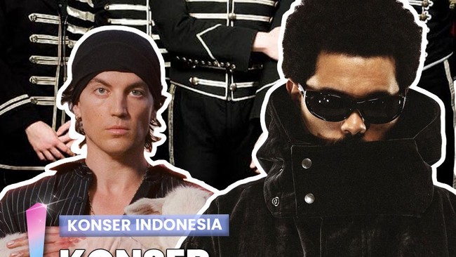 Video: Jadwal 5 Konser Band Internasional di Jakarta, Ada The Weeknd