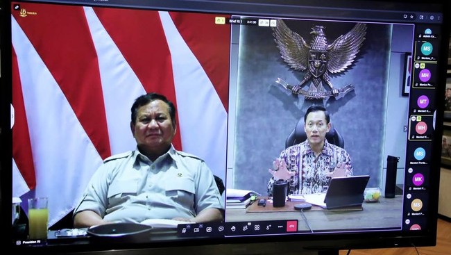 AHY Lapor Prabowo Kemarin Sore, Singgung Penyelamatan Pantura Jawa
