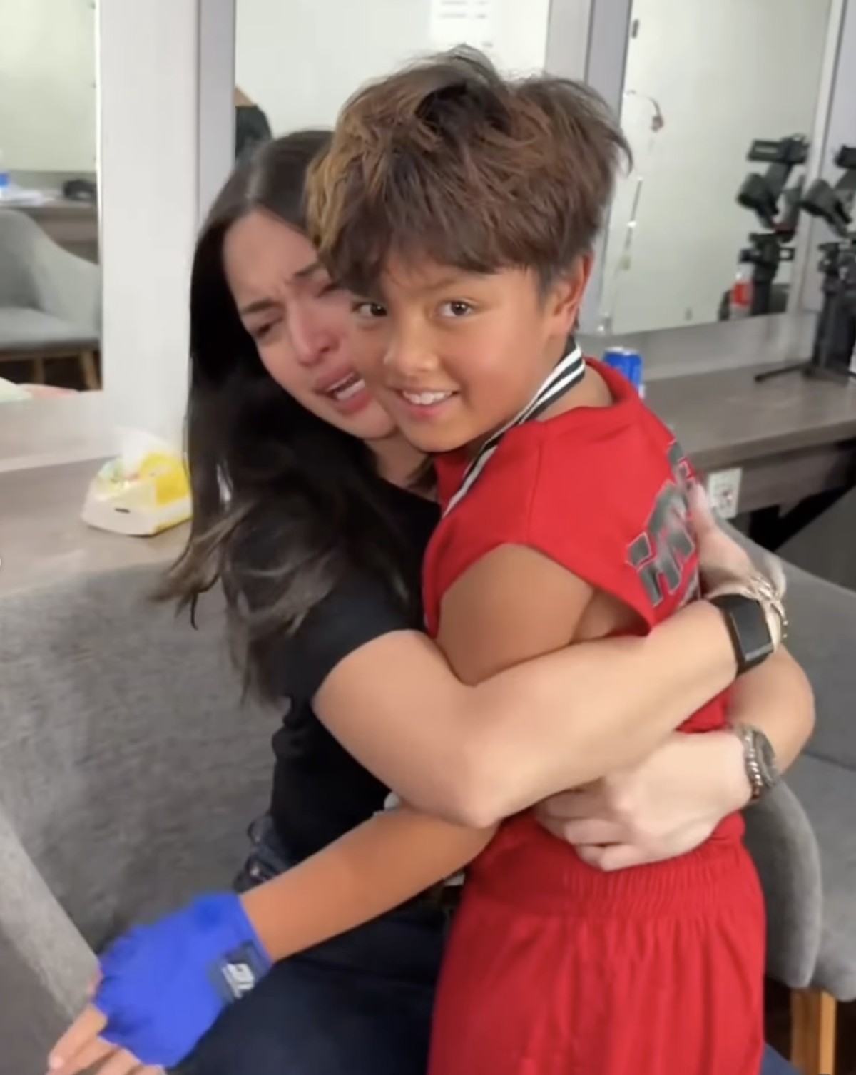 Magika&comma; anak Nia Ramadhani tanding tinju&period;