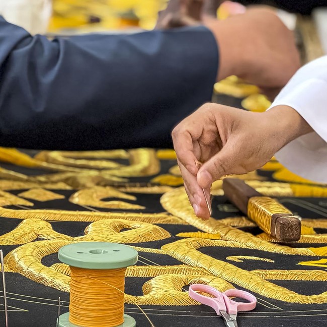 FOTO: Pabrik Kiswah Ka'bah,100 Tahun Menenun Keagungan