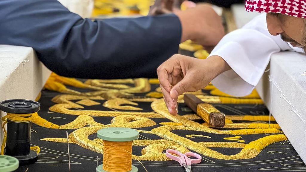 FOTO: Pabrik Kiswah Ka'bah,100 Tahun Menenun Keagungan