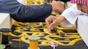 FOTO: Pabrik Kiswah Ka'bah,100 Tahun Menenun Keagungan