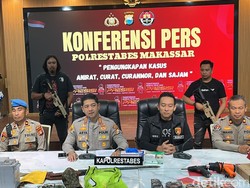 5 Anggota Geng Motor Tebas Bocah 13 Tahun di Makassar Ditangkap, 2 Masih Buron