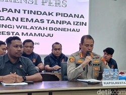 Tambang Emas Ilegal di Mamuju Dimodali Pengusaha Digerebek, 8 Orang Diperiksa