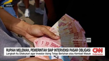 VIDEO: Rupiah Melemah, Pemerintah Siapkan Intervensi Pasar Obligasi
