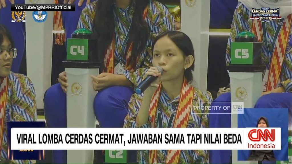 VIDEO: Viral Lomba Cerdas Cermat, Jawaban Sama tapi Nilai Beda