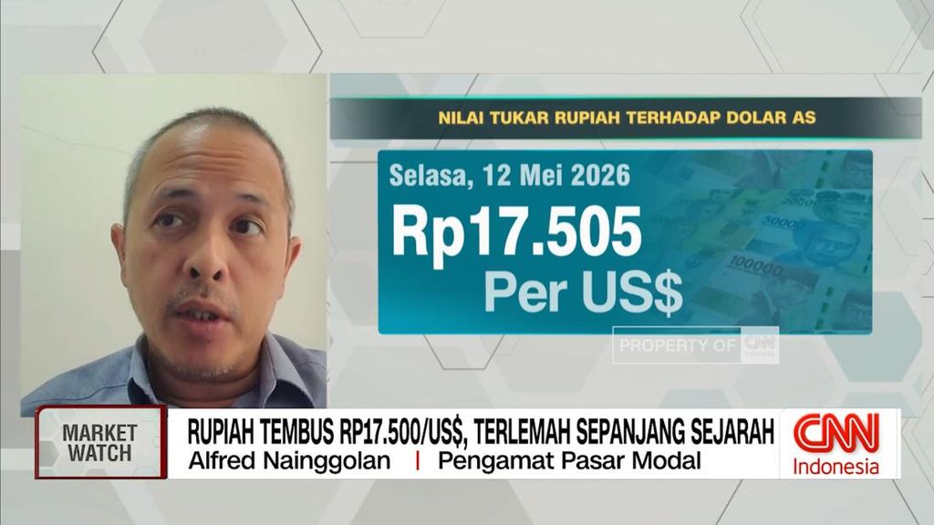 VIDEO: Nilai Tukar Rupiah Hampir Tembus Rp17.500 US$