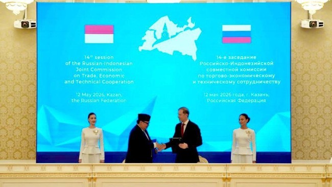 Pemerintah Indonesia dan Rusia tandatangani kesepakatan untuk penguatan sinergi bilateral di perdagangan, investasi, dan sektor lainnya.