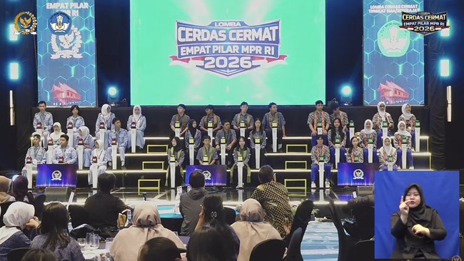 MPR menghormati keputusan SMAN 1 Pontianak yang menolak ikut final ulang LCC 4 Pilar Kalbar 2026, dan mendukung SMAN 1 Sambas sebagai wakil Kalbar.