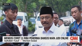 VIDEO: Mensos Coret 11 Ribu Penerima Bansos Main Judi Online