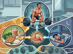 Mana Lebih Efektif dalam Membentuk Otot: Latihan, Pola Makan, atau Tidur Cukup?