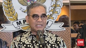 Ketua MPR Ahmad Muzani angkat suara soal polemik penjurian dalam lomba cerdas cermat 4 pilar MPR antar SMA di Kalimantan Barat, Rabu (13/5).