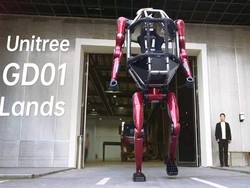 Gundam Tak Lagi Fiksi, China Buat Robot Raksasa yang Bisa Dinaiki