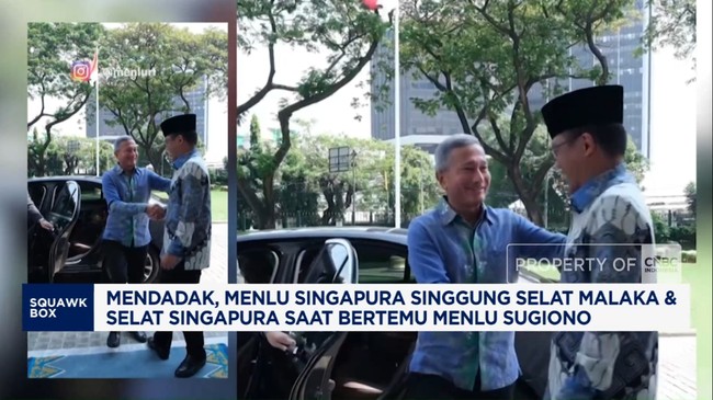 Video: Temui Sugiono, Menlu Singapura Bahas Selat Malaka dan Singapura