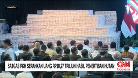 VIDEO: Satgas PKH Serahkan Rp10,27 T Hasil Penertiban Kawasan Hutan