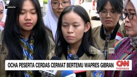 VIDEO: Ocha Peserta Cerdas Cermat Bertemu Wapres Gibran di Istana