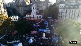 Demo Besar Argentina, Warga Protes Pemotongan Anggaran Pendidikan