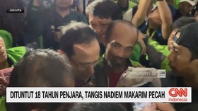 VIDEO: Dituntut 18 Tahun Penjara, Tangis Nadiem Makarim Pecah
