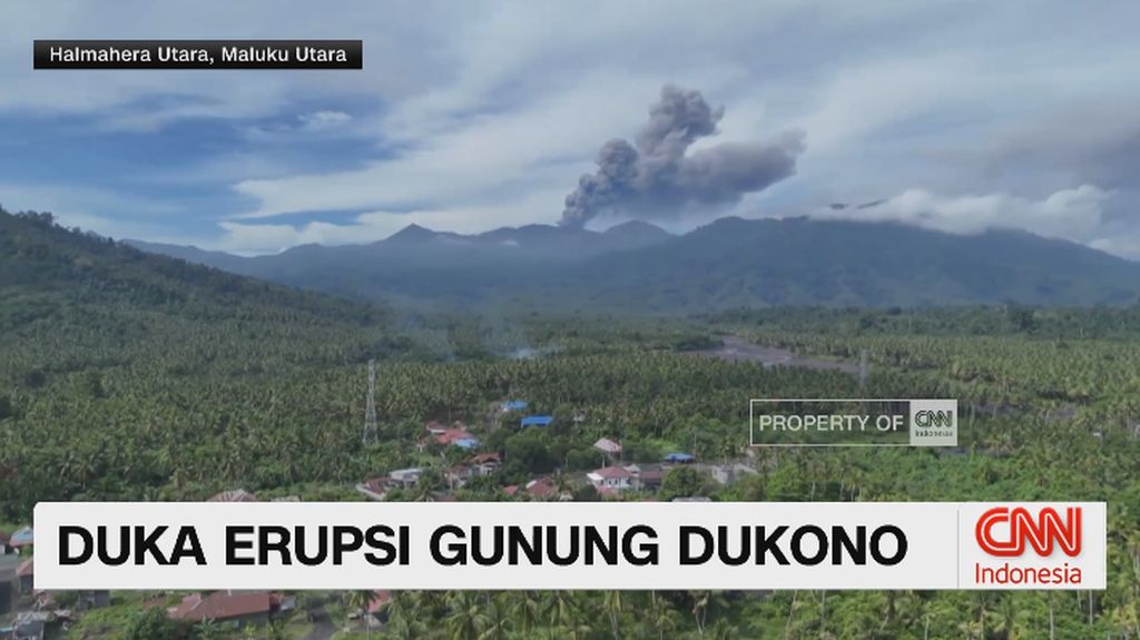 VIDEO: Duka Erupsi Gunung Dukono