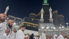 FOTO: Tawaf Jemaah Haji dari Seluruh Dunia di Kakbah