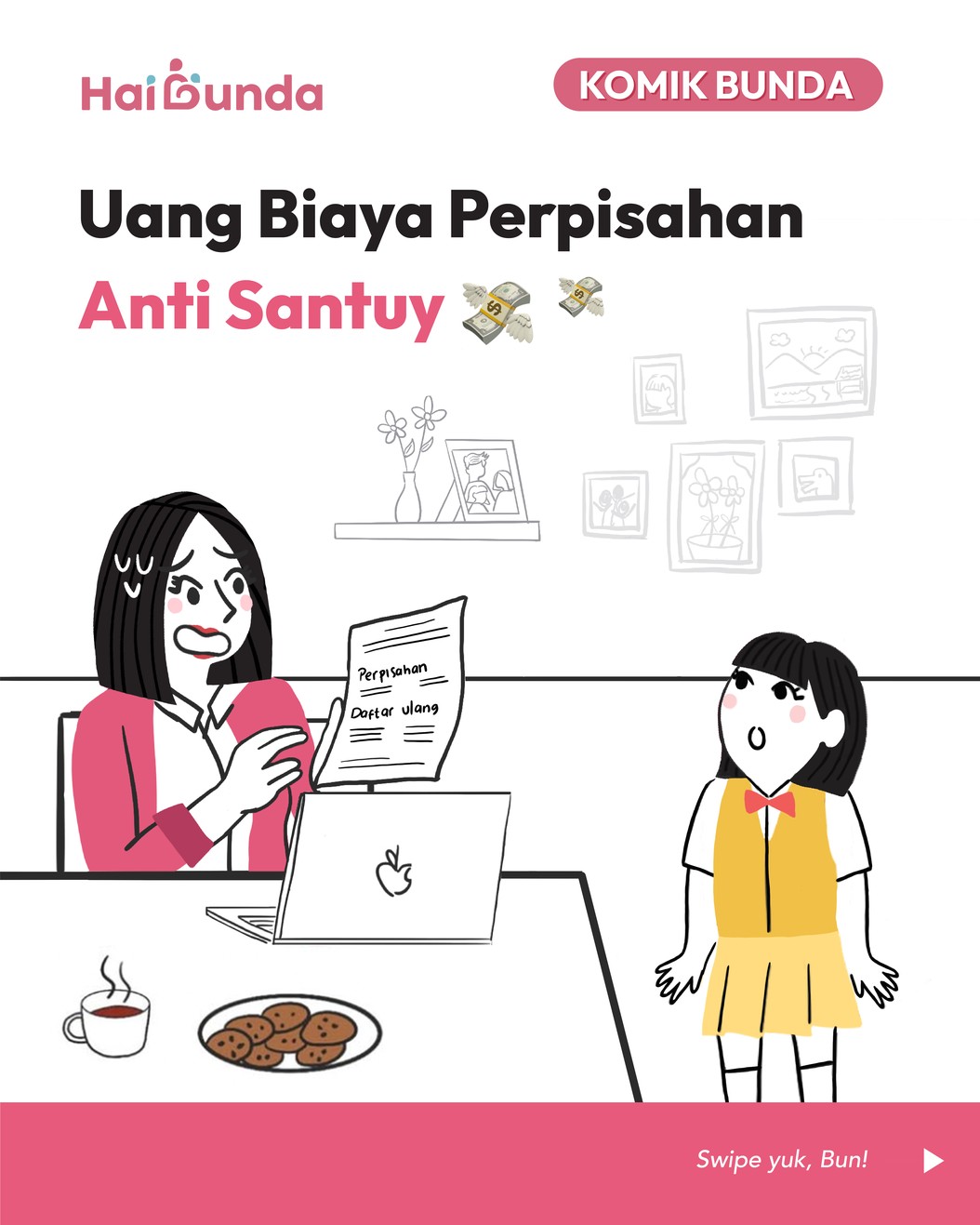 Sudah mendekati akhir tahun pelajaran di sekolah&comma; ini artinya saatnya perpisahan sekolah&period; Bubun jadi tarik napas nih&comma; melihat selebaran dari sekolahan&period;