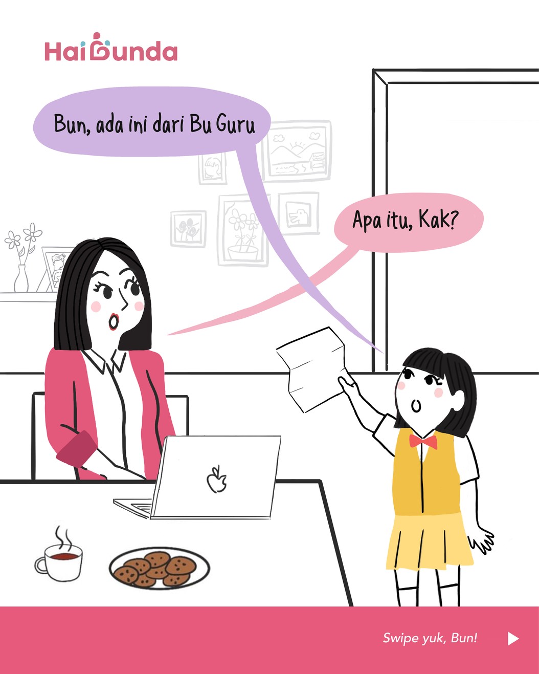 Sudah mendekati akhir tahun pelajaran di sekolah&comma; ini artinya saatnya perpisahan sekolah&period; Bubun jadi tarik napas nih&comma; melihat selebaran dari sekolahan&period;