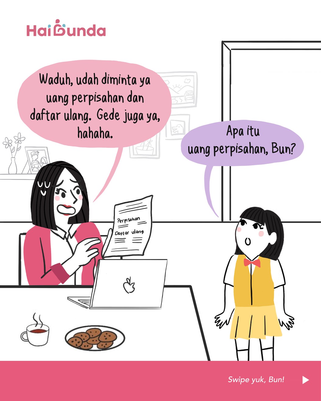 Sudah mendekati akhir tahun pelajaran di sekolah&comma; ini artinya saatnya perpisahan sekolah&period; Bubun jadi tarik napas nih&comma; melihat selebaran dari sekolahan&period;