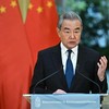 China's Foreign Minister Wang Yi, who is also a member of the Political Bureau of the Communist Party of China Central Committee, attends a press conference on the country's foreign policy and external relationsfor the fourth session of the 14th Nati