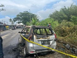 Mobil di Toraja Meledak-Terbakar Usai Isi BBM Pakai Jeriken, Sopir Kabur