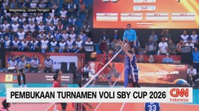VIDEO: Pembukaan Turnamen Voli SBY Cup 2026