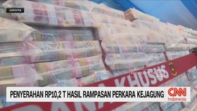 VIDEO: Penyerahan Rp10,2 T Hasil Rampasan Perkara Kejagung