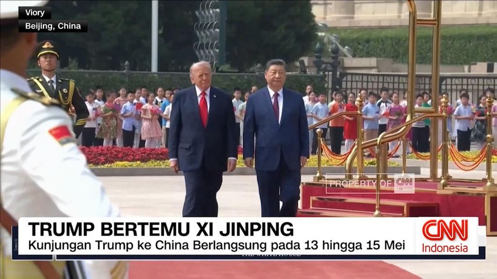 VIDEO: Trump Tiba di China untuk Pembicaraan Berisiko Tinggi