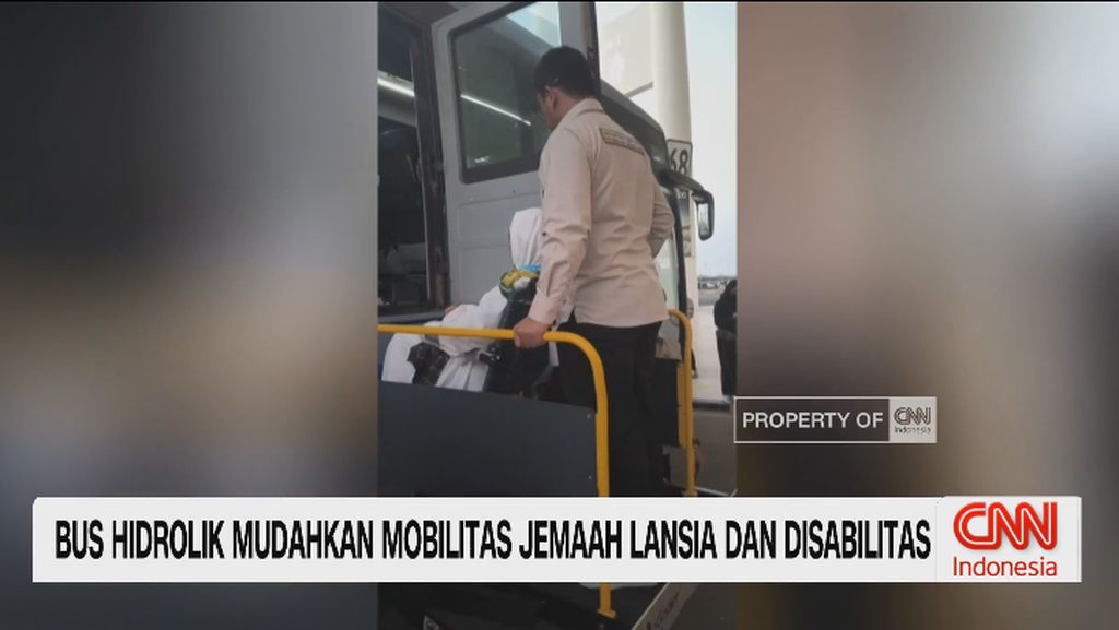 VIDEO: Bus Hidrolik Mudahkan Mobilitas Jemaah Lansia dan Disabilitas