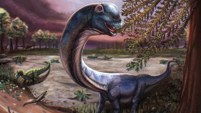 Ilmuwan menemukan fosil Nagatitan, dinosaurus raksasa sepanjang 27 meter yang hidup di Thailand 113 juta tahun lalu.