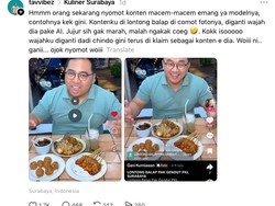 Food Vlogger Surabaya Kaget Kontennya Dicuri dan Wajahnya Diedit Pakai AI
