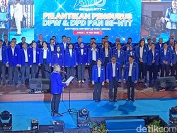 Zulhas Lantik Ahmad Yohan Jadi Ketua DPW PAN NTT 2025-2029