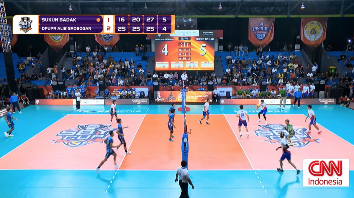 Hasil SBY Cup 2026: Dramatis, DPUPR Grobogan Gebuk Sukun Badak 3-2
