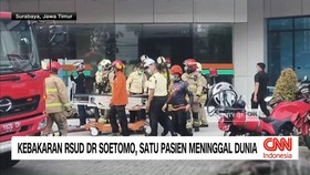 VIDEO: Kebakaran RSUD Dr. Soetomo, Satu Pasien Meninggal Dunia