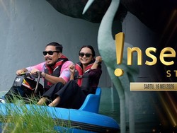 Insert Story: Uji Adrenalin! Fadi Iskandar Meluncur dari Perosotan 30 Meter