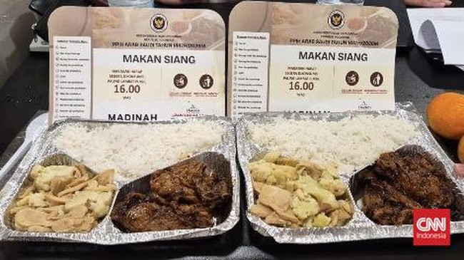 Para jemaah Indonesia dipastikan akan menerima 15 porsi makanan siap santap (ready to eat) dengan menu khas Nusantara selama periode pundak haji.