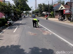 Detik-detik Siswa SMA Surabaya Tewas Tabrak Truk KDMP di Mojokerto