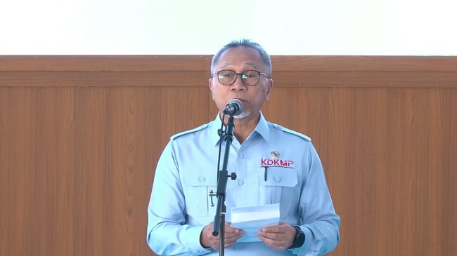 Menteri Koordinator Bidang Pangan Zulkifli Hasan