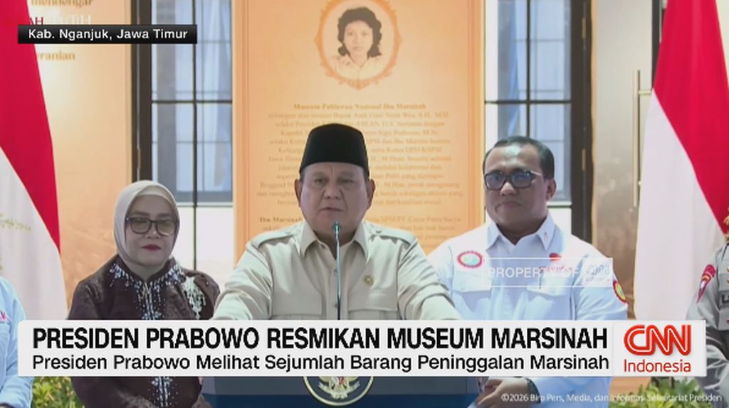 VIDEO: Prabowo Resmikan Museum dan Rumah Singgah Marsinah