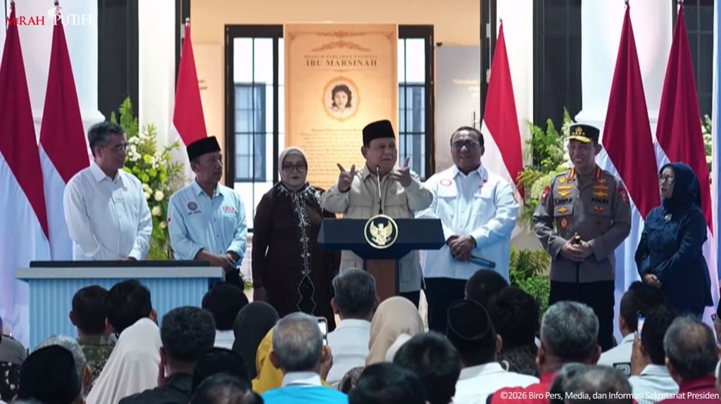 Prabowo: Menteri-menteri Saya Banyak Masuk RS karena Kerja Keras