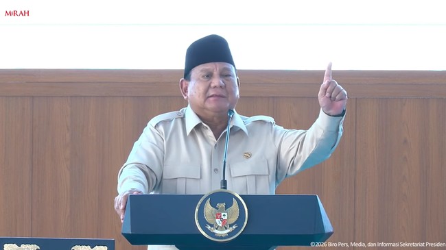 Presiden Prabowo Subianto membagikan 'ilmu komandan' untuk memacu semangat TNI dan Polri saat meresmikan Museum Pahlawan Nasional Marsinah di Nganjuk.