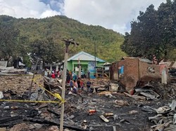 Emosi lalu Bakar Adik, Pria di Bima Sebabkan 17 Rumah dan Gudang Hangus