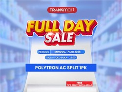 Beli AC Split 1PK di Transmart Full Day Sale Diskonnya Rp 1,7 Jutaan!