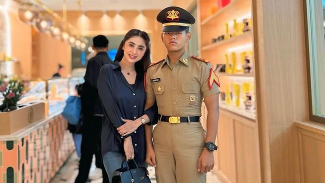 7 Potret Gabriel Putra Angkat Dewi Perssik yang Jadi Taruna di Akademi Militer TNI