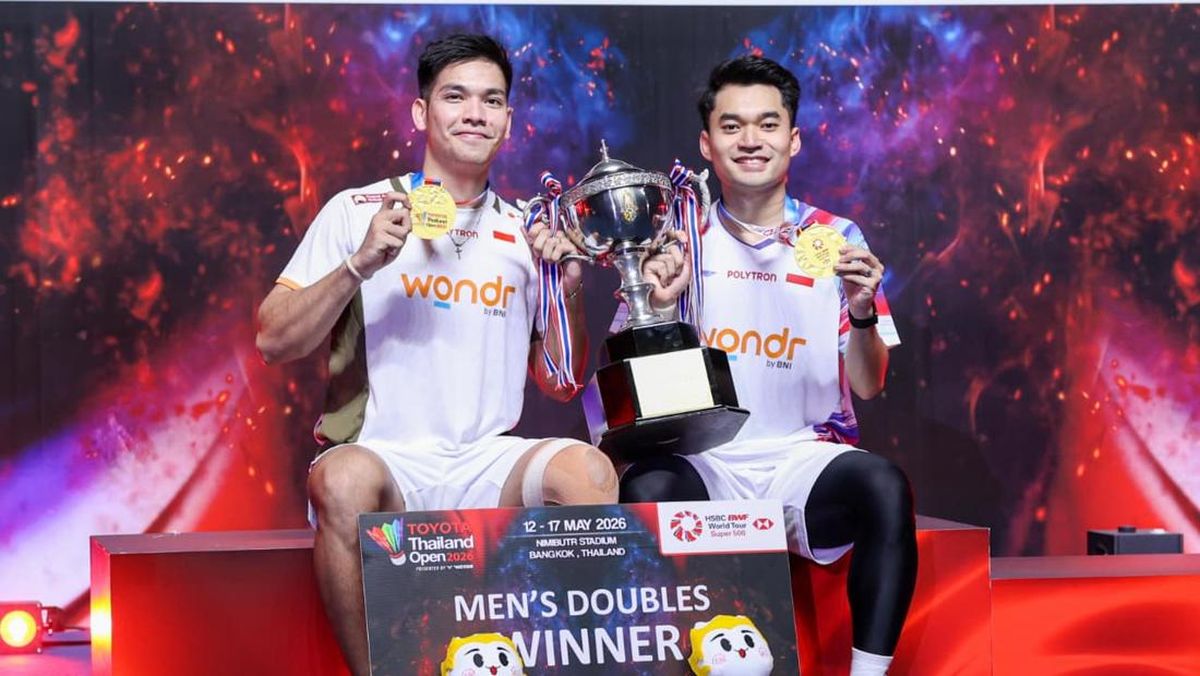FOTO: Detik-detik Leo/Daniel Juara Thailand Open 2026
