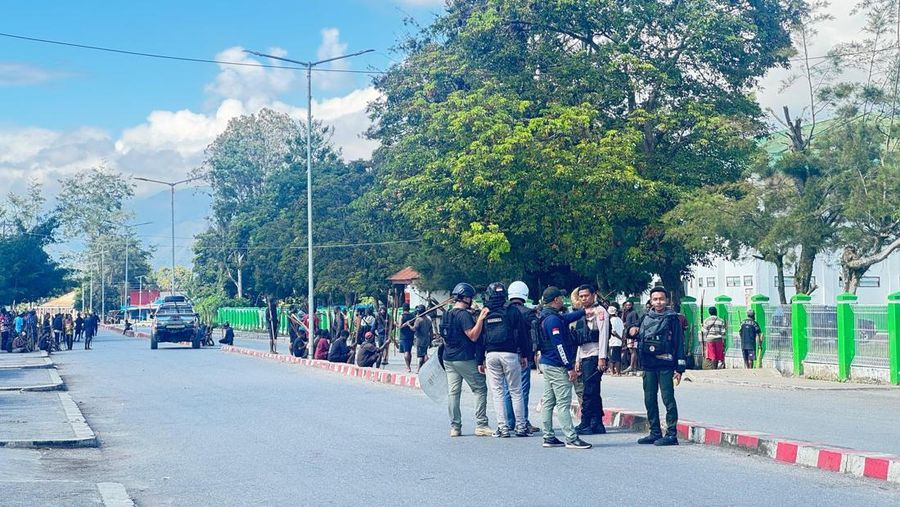 Perang antarsuku di Wamena, Papua, menyebabkan 472 penduduk mengungsi. (Dok. spesial via Detikcom)